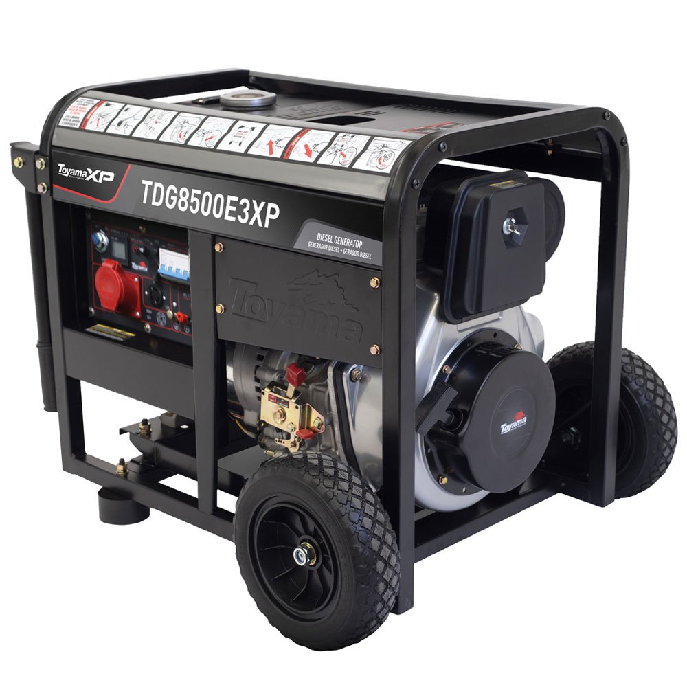 1569349385049 Gerador a Diesel TDG8500E3XP Trifásico 380V 498CC 7.5kVA com Partida Elétrica TOYAMA-251-055 - Imagem 1