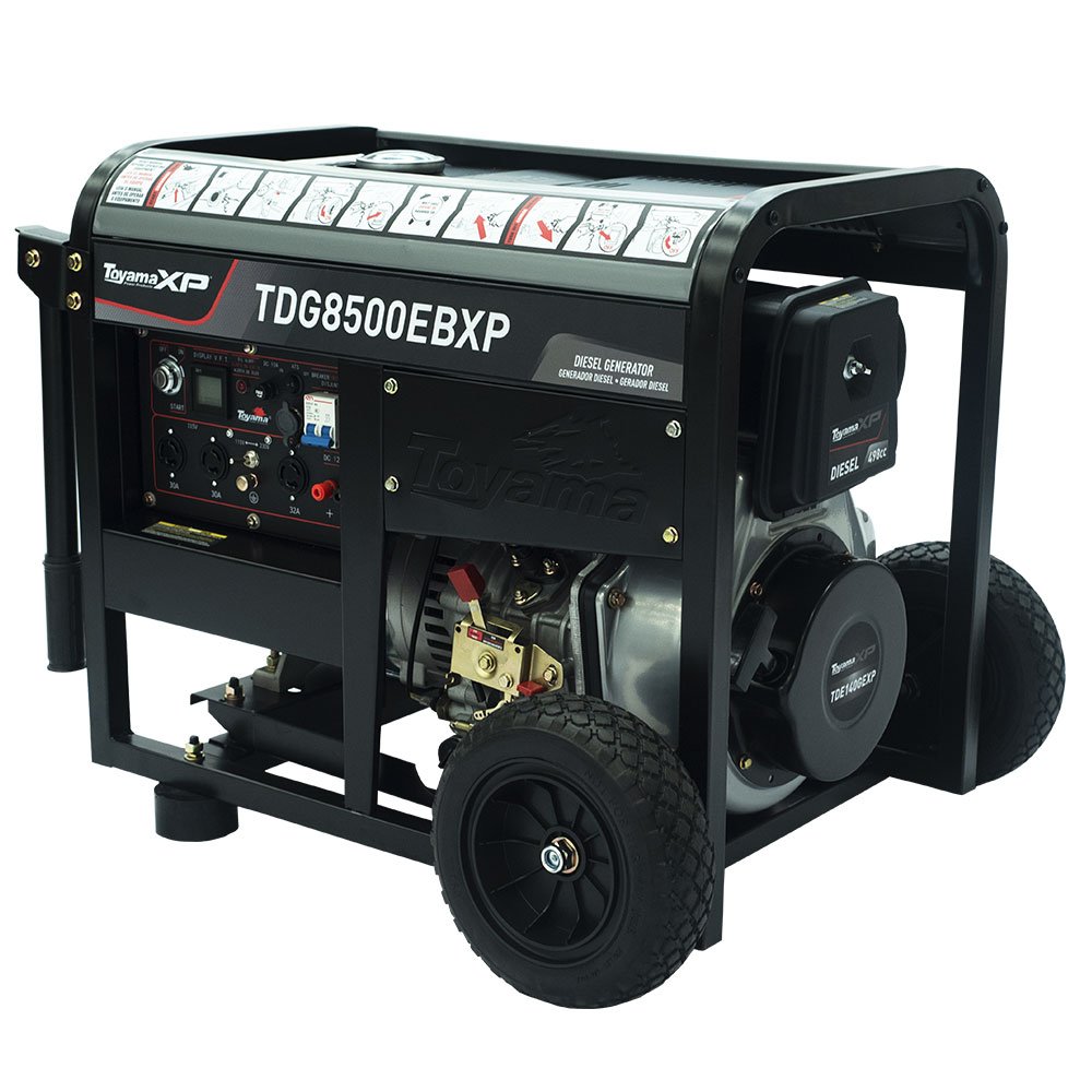 1573502735172 Gerador à Diesel TDG8500EBXP 4T 498CC 7kVA Bivolt Mono com Partida Elétrica TOYAMA-251-053 - Imagem 1