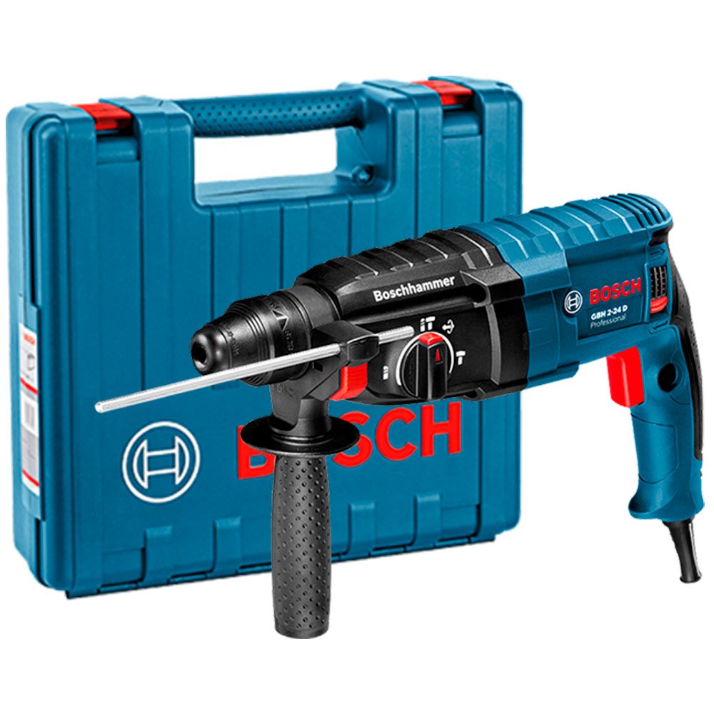 1599138256289 (1) Martelo Rompedor GBH 2-24 D 1/2 Pol 820W 220V com Maleta BOSCH-06112A02D0000 - Imagem 1