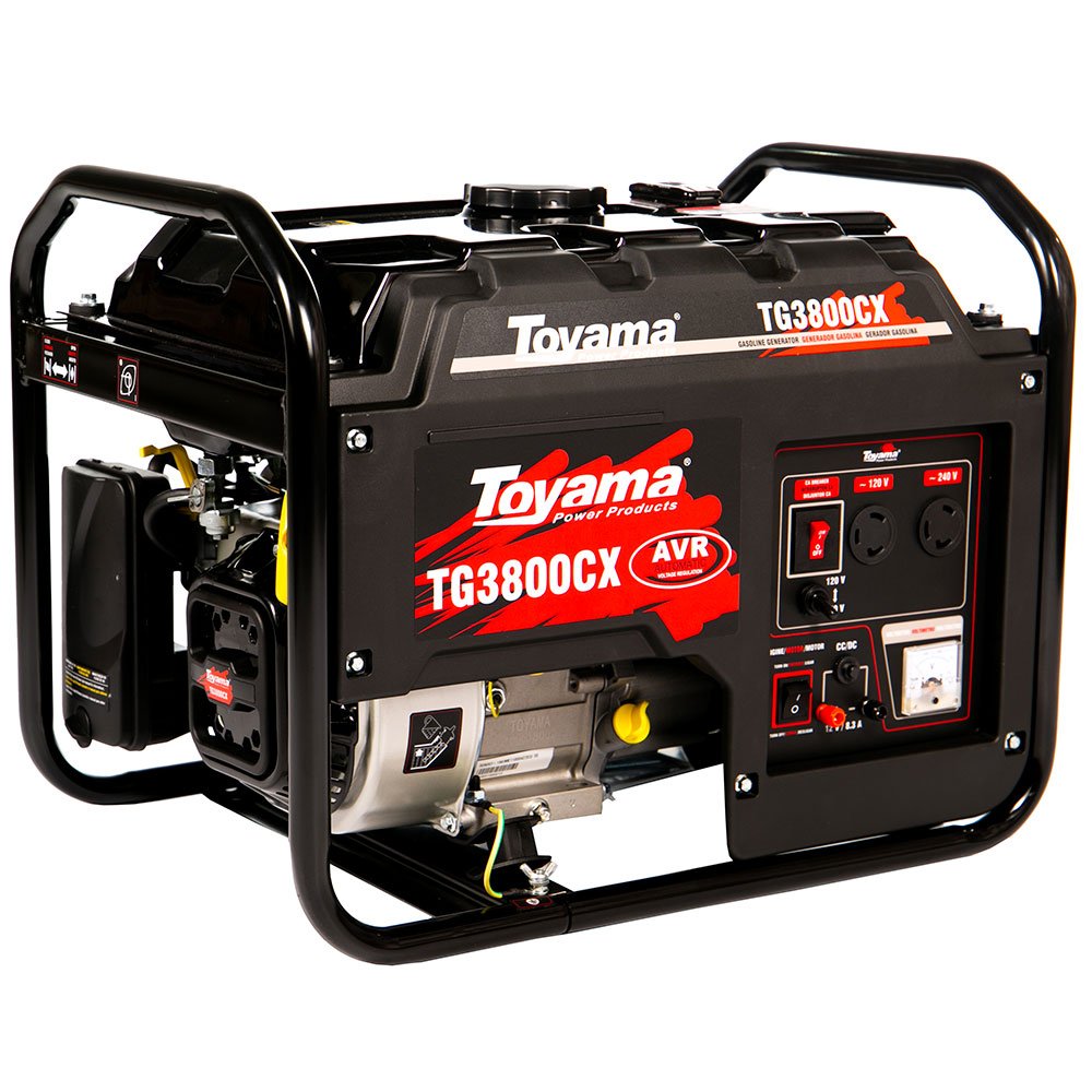 1607370622699 Gerador a Gasolina TG3800CX-XP 196cc 3600 Rpm com Voltímetro TOYAMA-201-005 - Imagem 1