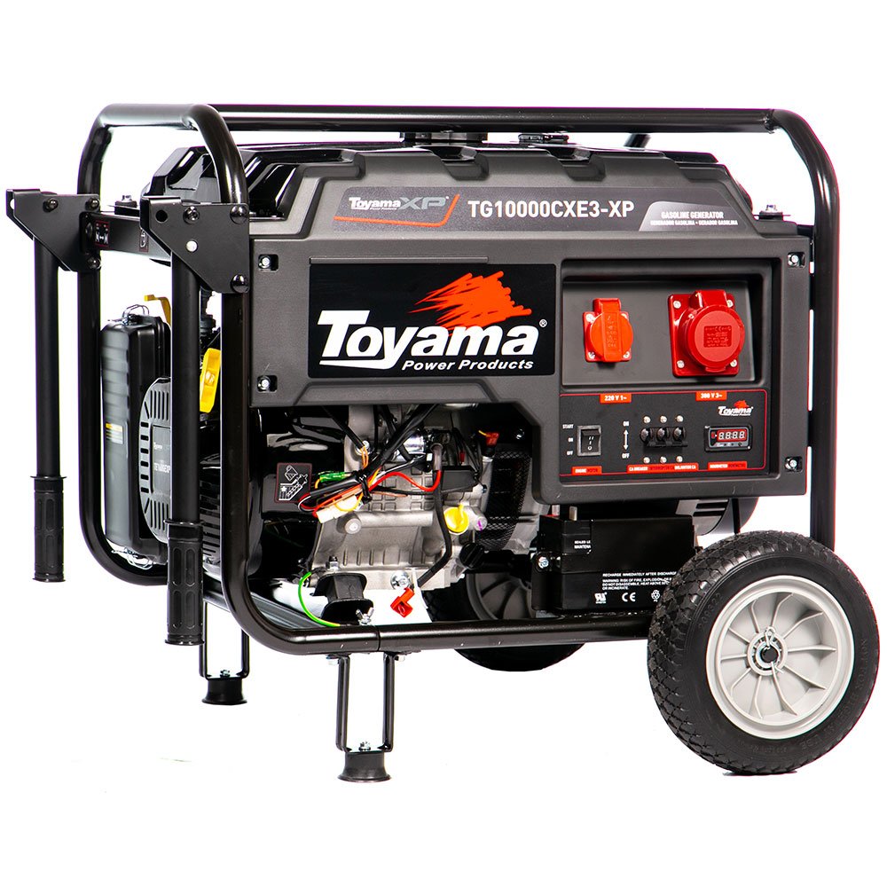 1607370827592 Gerador a Gasolina TG10000CXE3 460 Cc 3600 Rpm com Horímetro TOYAMA-201-036 - Imagem 1
