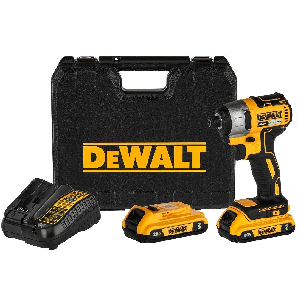 1627308507501 Parafusadeira e Furadeira de Impacto 1/4Pol. 20V Max Brushless 160Nm Com 2 Baterias 2,0Ah Carregador Bivolt e Maleta DEWALT-DCF7871D2-BR - Imagem 1