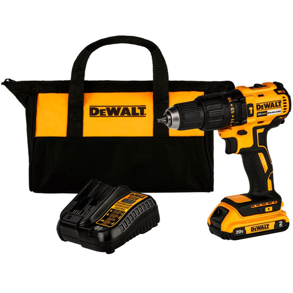 1634813917043 Parafusadeira Furadeira de Impacto Brushless 1/2 Pol. 20V com Bateria Lítio-Íon 2Ah Carregador Bivolt e Bolsa para Transporte DEWALT-DCD7781D1-BR - Imagem 1