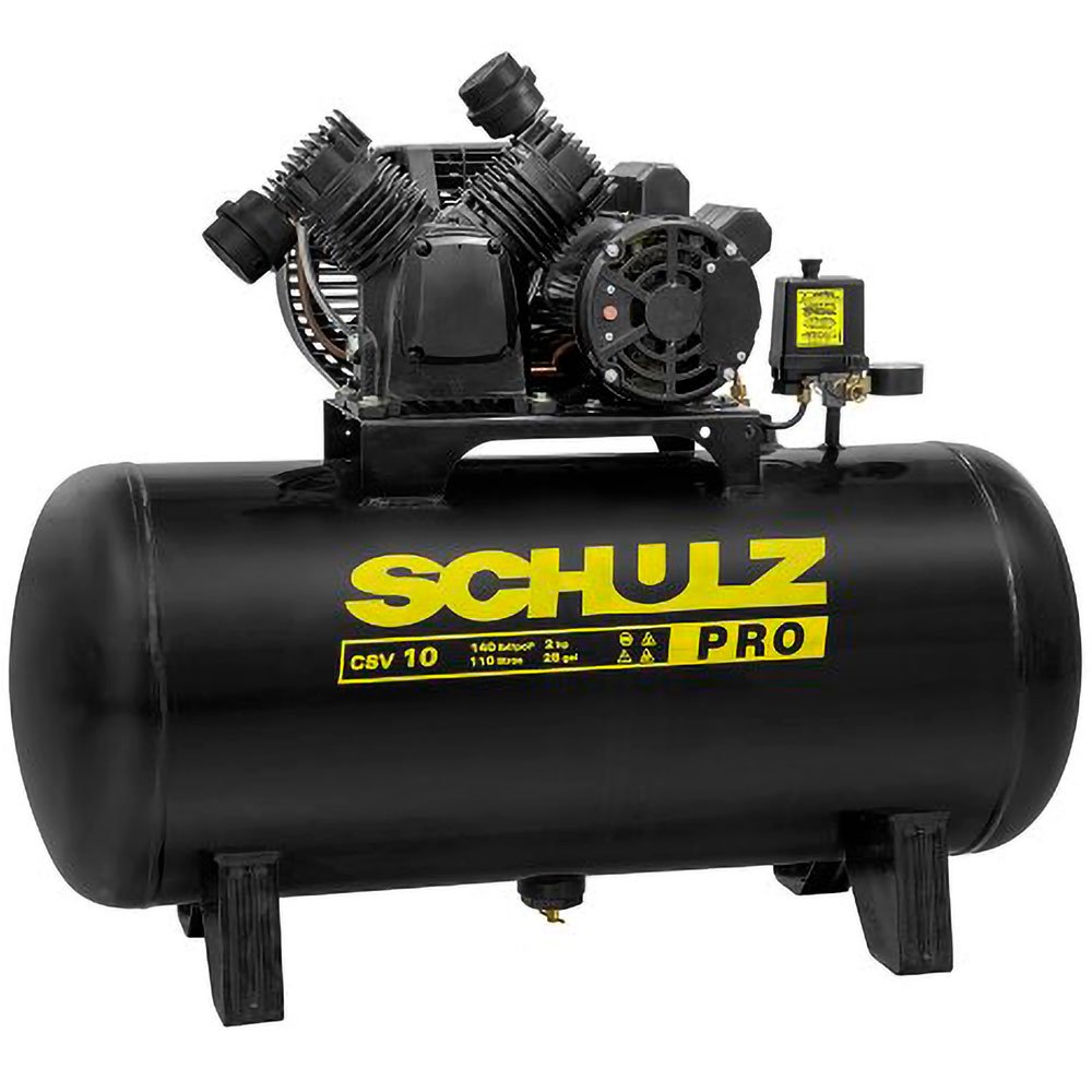 1678198400957 Compressor de Ar Profissional CSV 10 Pés 110L 2HP 220V SCHULZ-CSV10/110 - Imagem 1