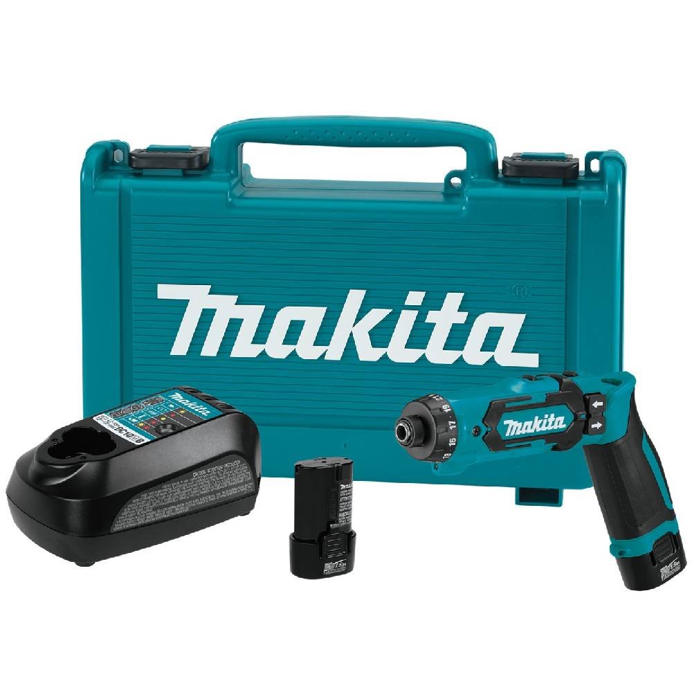 1693423099773 Parafusadeira/Furadeira Dobrável a Bateria 7.2V com Carregador 2 Baterias Maleta e Bits MAKITA-DF012DSE - Imagem 1