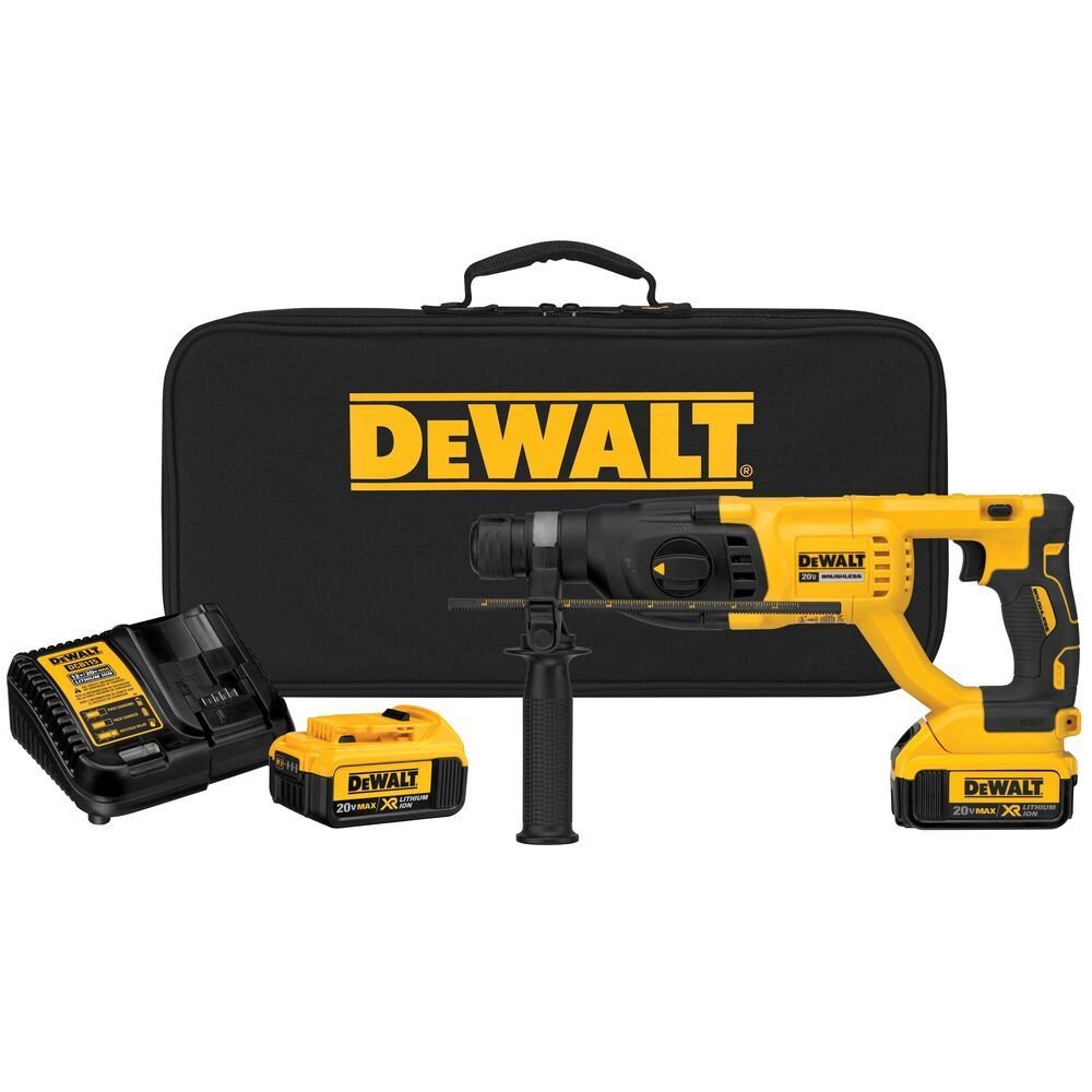 1708628672153 Martelete Combinado Brushless SDS Plus 1 Pol. 2,6J 20V com 2 Baterias 4,0Ah e Carregador 110V DEWALT-DCH133M2 - Imagem 1