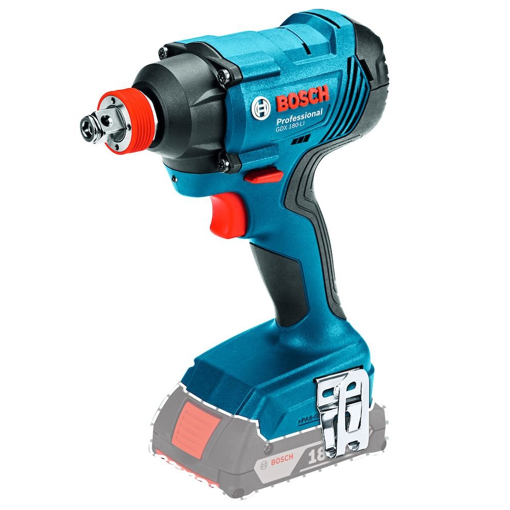 1728395041944 Chave de Impacto GDX 180-LI Sextavada 1/4 Pol. 18V sem Bateria BOSCH-06019G5225-000 - Imagem 1