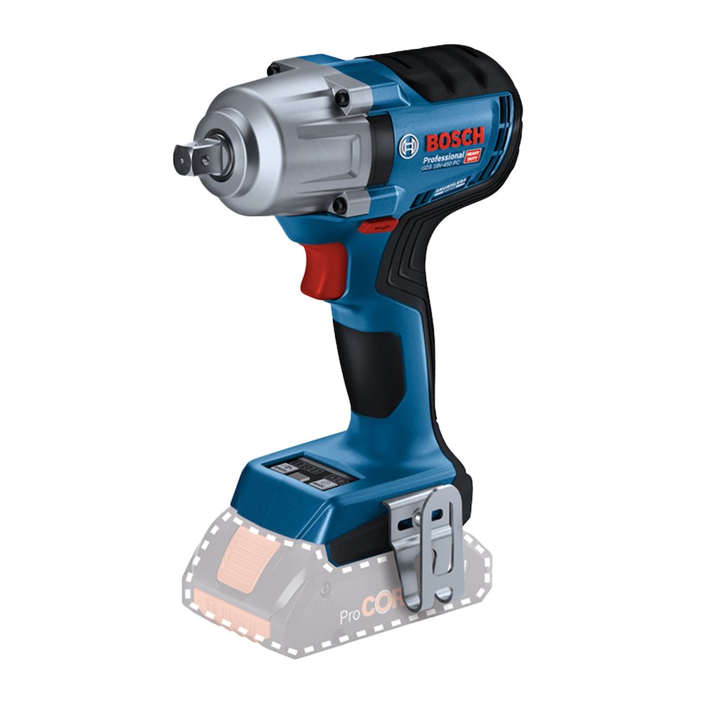 1730742408697 Chave de Impacto a Bateria GDS 18V-450 PC 1/2 Pol 18V sem Bateria BOSCH-06019K4100-000 - Imagem 1
