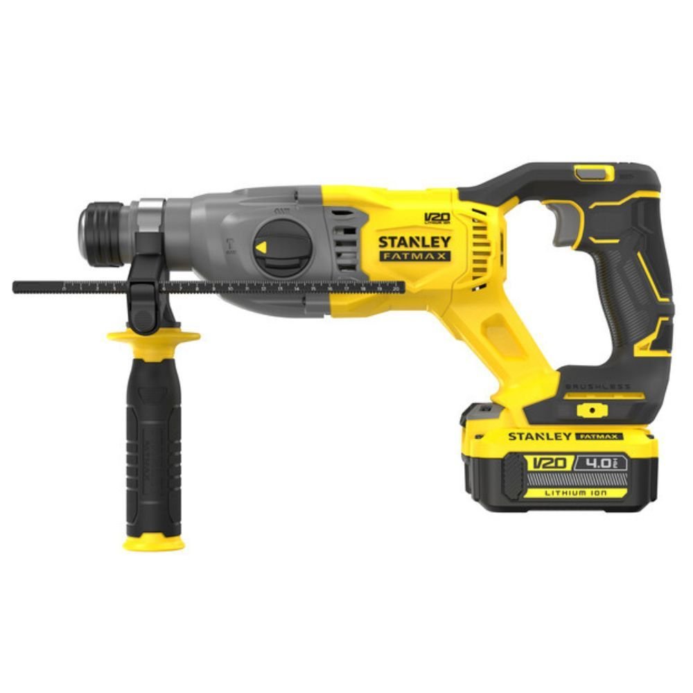 1748444758369 Martelete Perfurador/Rompedor SDS Plus 22mm Brushless com 2 Baterias 20V/Carregador e Maleta STANLEY-SBH900M2K-BR - Imagem 1