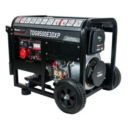 Gerador a Diesel TDG8500E3DXP Trifásico 220V 498CC 7.5kVA com Partida Elétrica TOYAMA-251-056