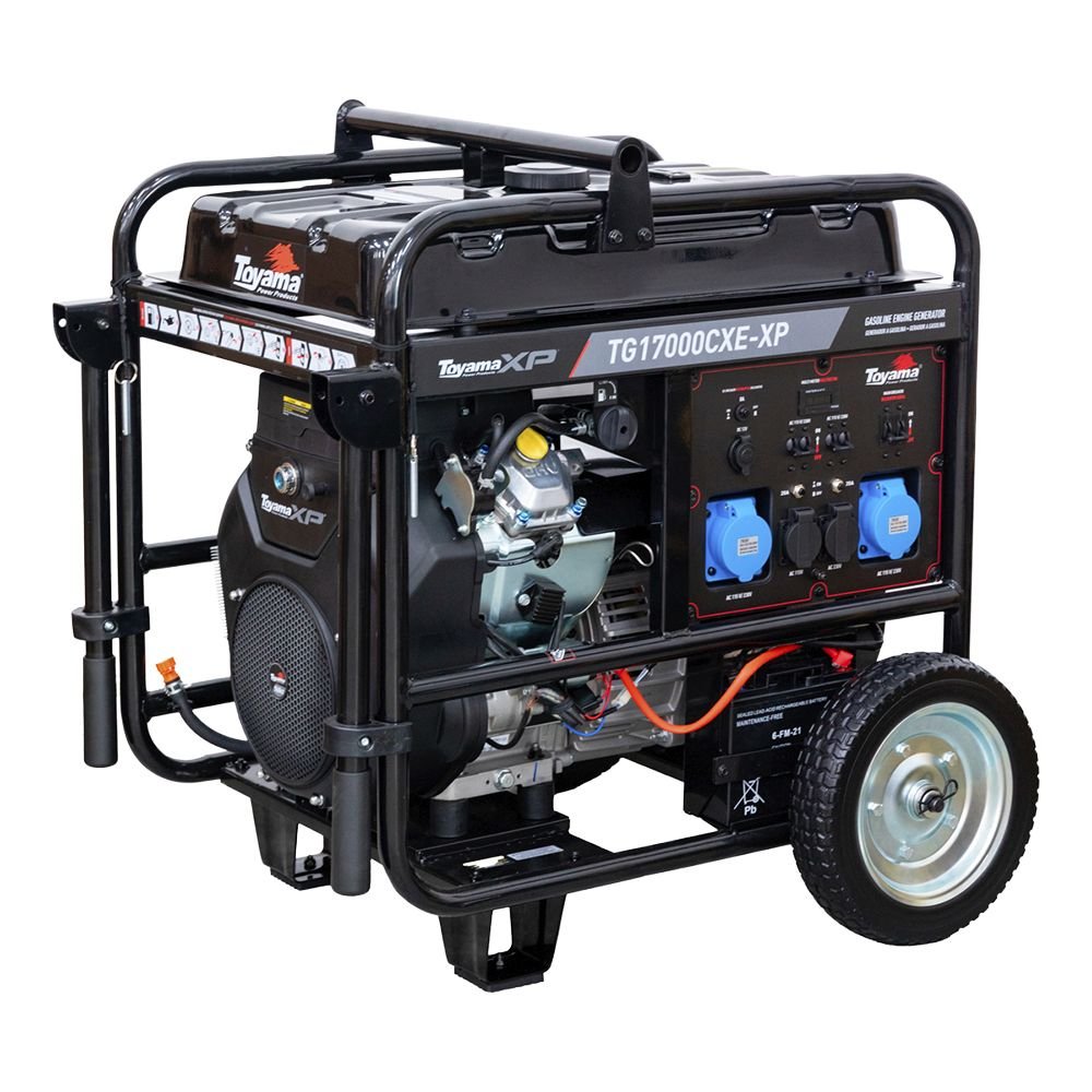 1763391243465 Gerador de Energia a Gasolina TG17000CXE-XP 16kW Monofásico 115/230V TOYAMA-201-071 - Imagem 1