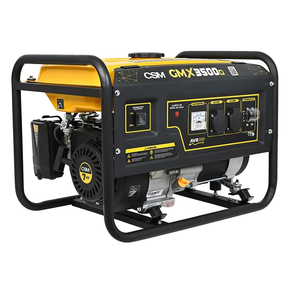 1769027551899 Gerador de Energia Portátil a Gasolina 4T 7HP 3,0kVA Bivolt 110V/220V GMX3500R CSM-71001030 - Imagem 1