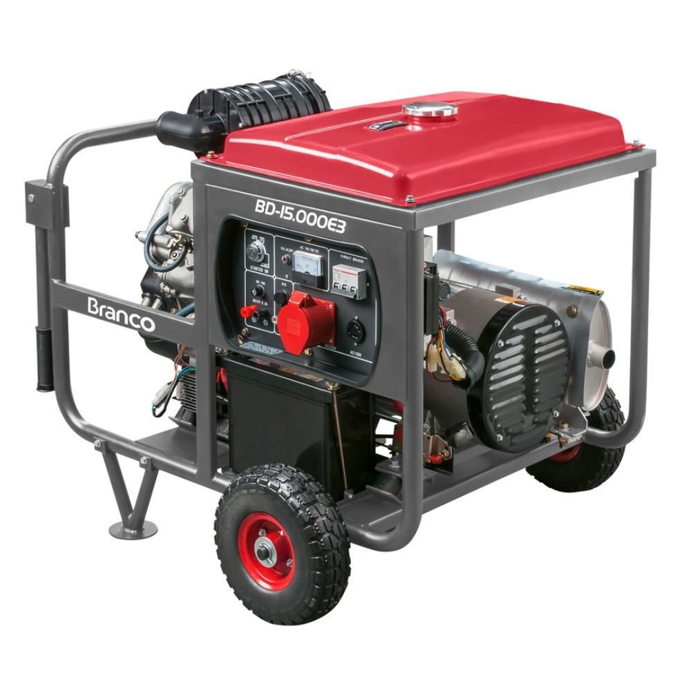 1773693855662 Gerador de Energia à Diesel 14KVA Trifásico 380V Partida Elétrica BRANCO-90314005 - Imagem 1