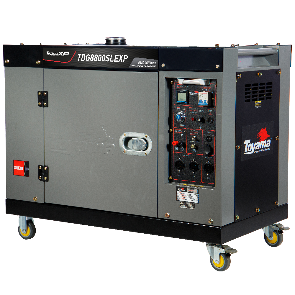 1778857656338 Gerador de Energia a Diesel 7 KVA 115/230V TDG8800SLEXP TOYAMA-251-081 - Imagem 1