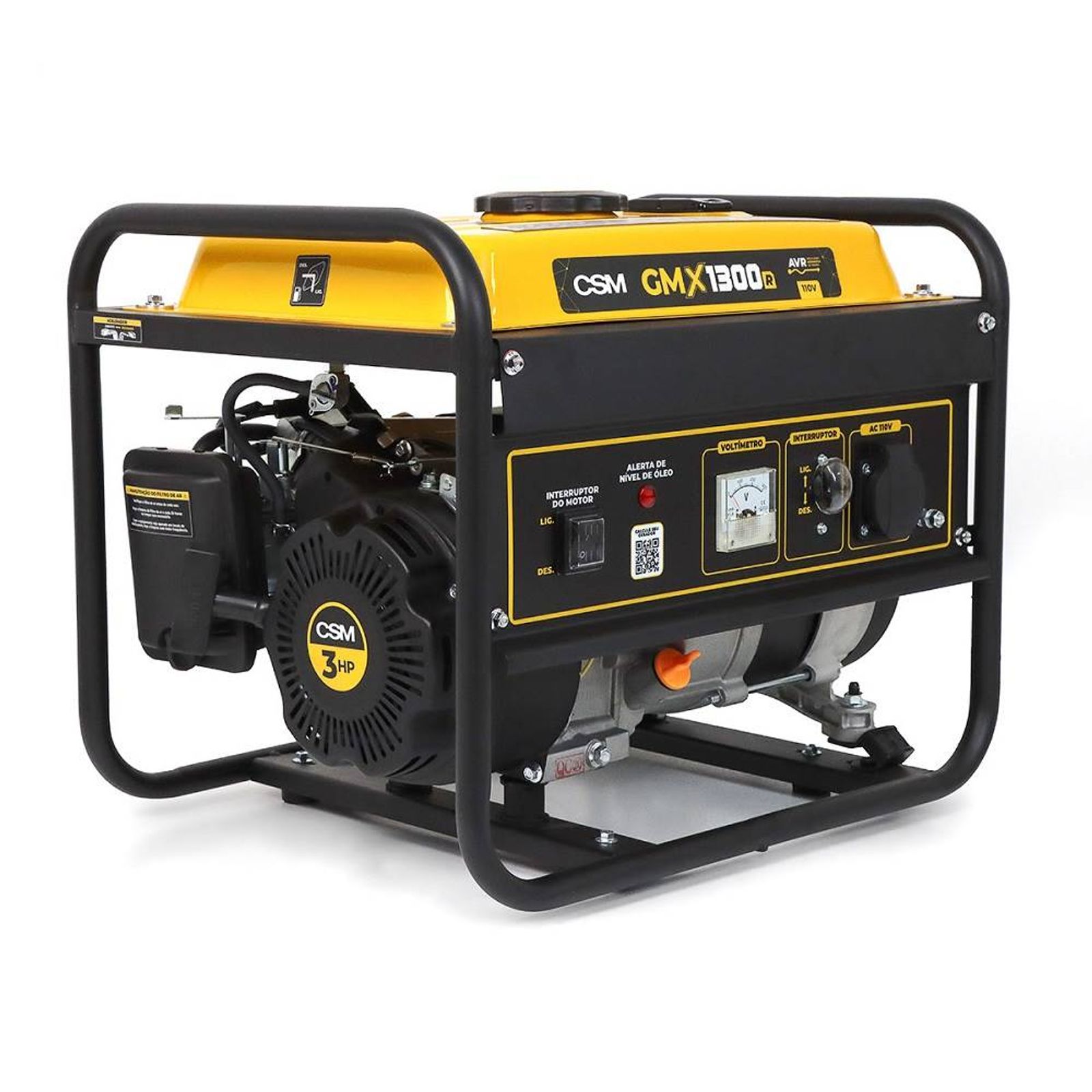 35888980-1600-1600 Gerador à Gasolina 1,3 kVA 4 Tempos 6L 12h GMX1300R CSM - Imagem 1
