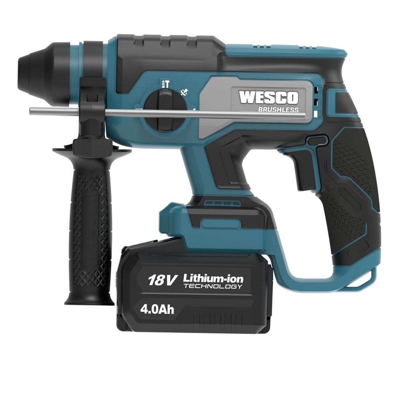 36344868-1600-1600 Martelete Perfurador Rompedor SDS Plus 18V 1,9kg WS2806.9 Wesco - Imagem 1