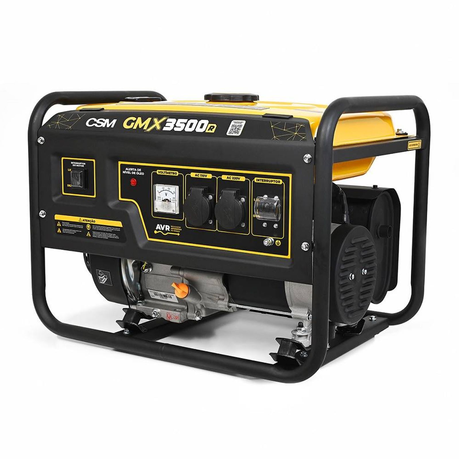 36354465-1600-1600 Gerador à Gasolina Bivolt 3,0 kVA 4 Tempos 15L 10h GMX3500R CSM - Imagem 1