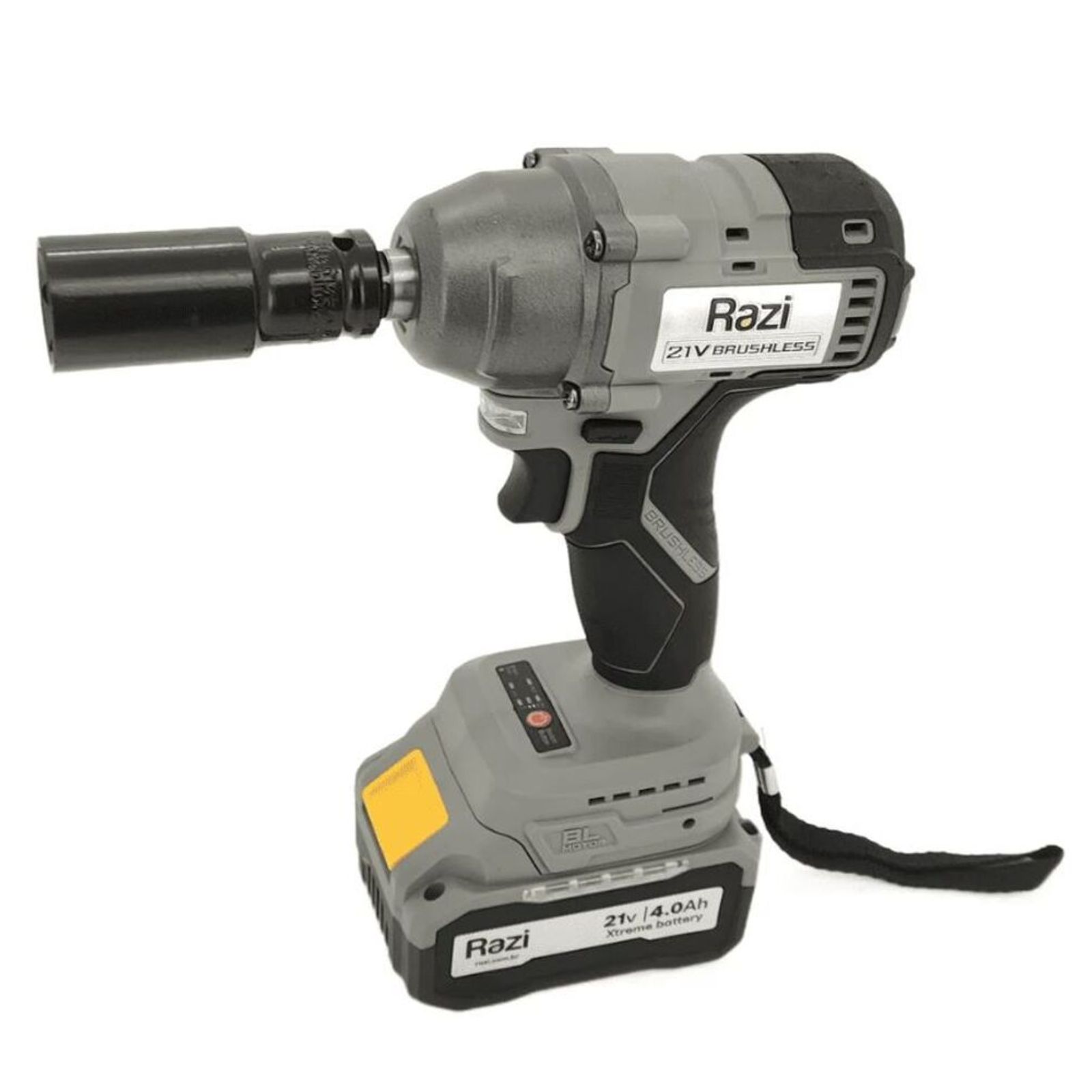 36854962-1600-1600 Chave de Impacto Brushless 1,5Ah 21V Razi - Imagem 1