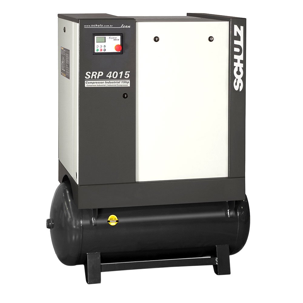 Compressor-Rotativo-de-Parafuso-Lean-SRP-schulz-srp4015leanr1 Compressor de Parafuso Lean SRP 4015 15HP 230L Trifásico 220V SCHULZ-SRP4015LEANR - Imagem 1