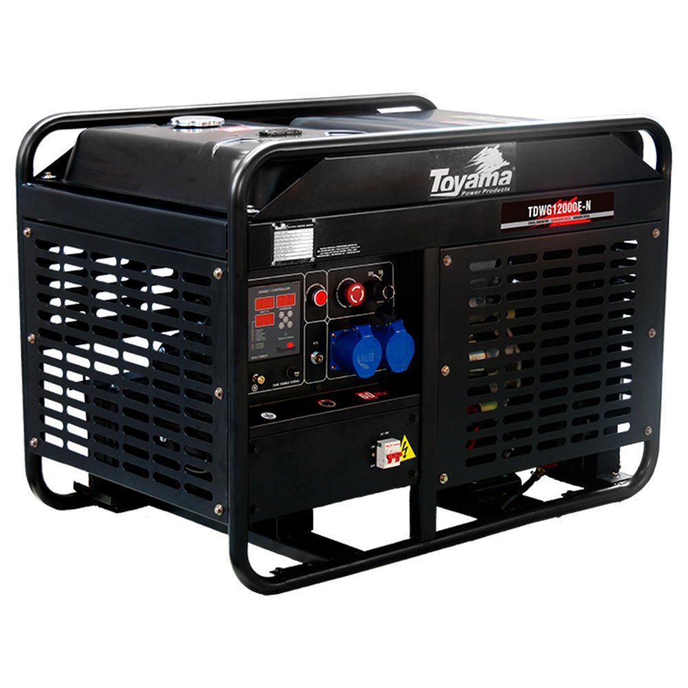 Gerador-de-Energia-a-Diesel-4T-794CC-10K-toyama-tdwg12000e-n1 Gerador de Energia a Diesel TDWG12000CXE-N 4T 794CC 10KVA Monofásico 110/220V TOYAMA-254-006 - Imagem 1