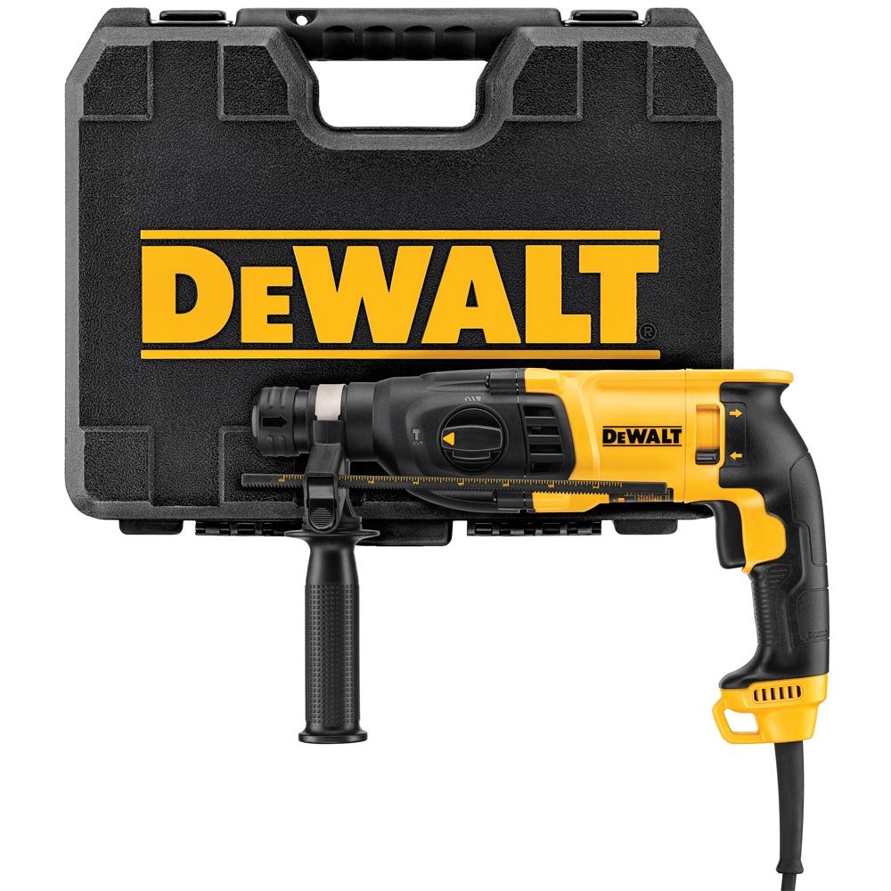 Martelete-SDS-PLUS-Eletropneumatico-800W-dewalt-d25133k1 Martelete SDS PLUS Eletropneumático 800W 2,6J 2Kg 220V com Maleta DEWALT-D25133K - Imagem 1