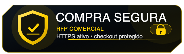Compra Segura - RFP Comercial: HTTPS ativo e checkout protegido